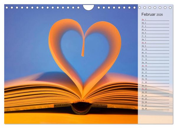 Produktbild: Tage von Herzen (Wandkalender 2026 DIN A4 quer), CALVENDO Monatskalender