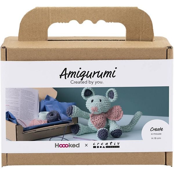 Produktbild: Creativ Company Kreativ Set Amigurumi, Maus, Mint