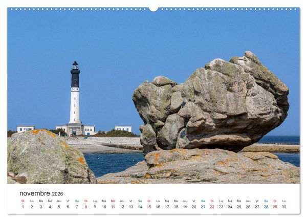 Produktbild: Cornouaille &Agrave; la d&eacute;couverte du Sud-Ouest de la Bretagne (Calendrier mural 2026 DIN A2 vertical), CALVENDO calendrier mensuel