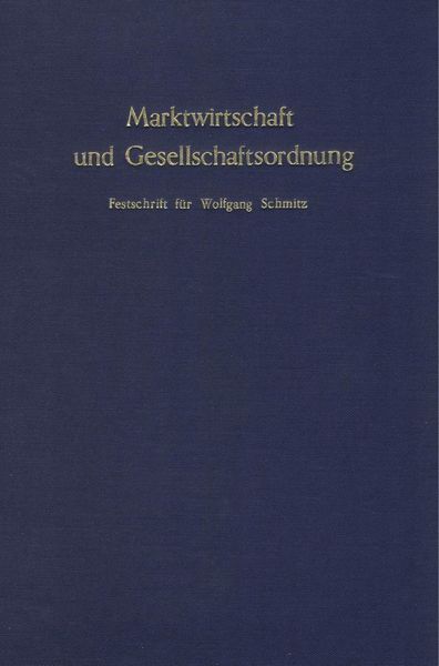 Produktbild: Marktwirtschaft und Gesellschaftsordnung.