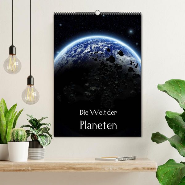 Produktbild: Die Welt der Planeten (Wandkalender 2026 DIN A2 hoch), CALVENDO Monatskalender