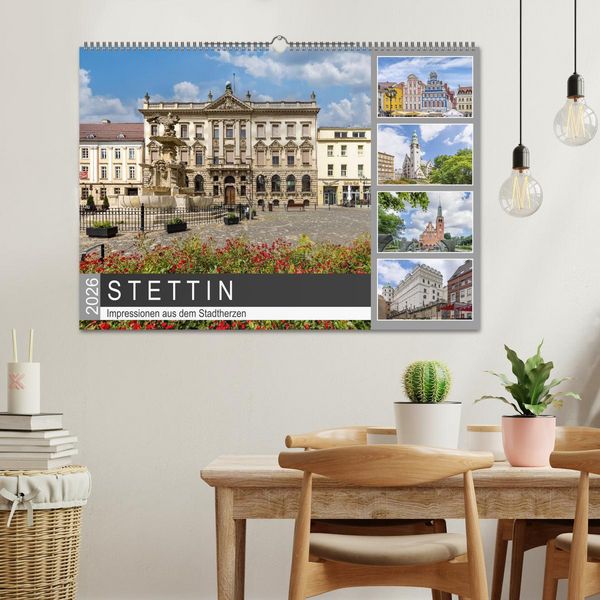Produktbild: STETTIN Impressionen aus dem Stadtherzen (Wandkalender 2026 DIN A2 quer), CALVENDO Monatskalender