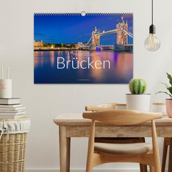 Produktbild: Faszination Br&uuml;cken (Wandkalender 2026 DIN A3 quer), CALVENDO Monatskalender