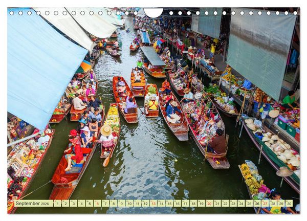 Produktbild: M&auml;rkte der Welt - fotografische Impressionen von M&auml;rkten ber&uuml;hmter St&auml;dte (Wandkalender 2026 DIN A4 quer), CALVENDO Monatskalender