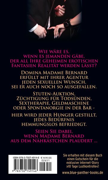 Produktbild: Die Meisterin der verdorbenen W&uuml;nsche | Erotischer SM-Roman