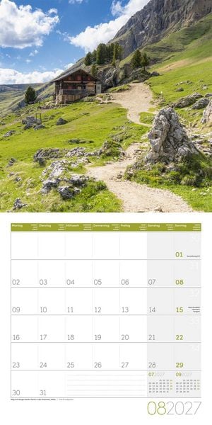 Produktbild: Traumpfade Kalender 2027 - 30x30 - Art12