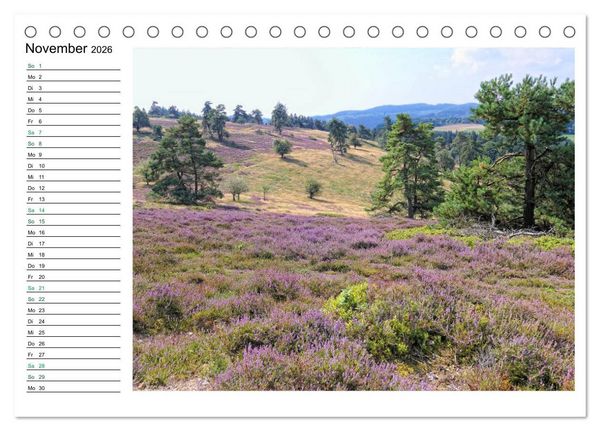 Produktbild: Landschaften in der Eifel (Tischkalender 2026 DIN A5 quer), CALVENDO Monatskalender