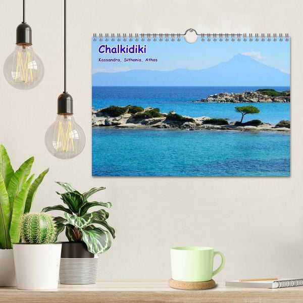 Produktbild: Chalkidiki: Kassandra, Sithonia, Athos (Wandkalender 2026 DIN A4 quer), CALVENDO Monatskalender