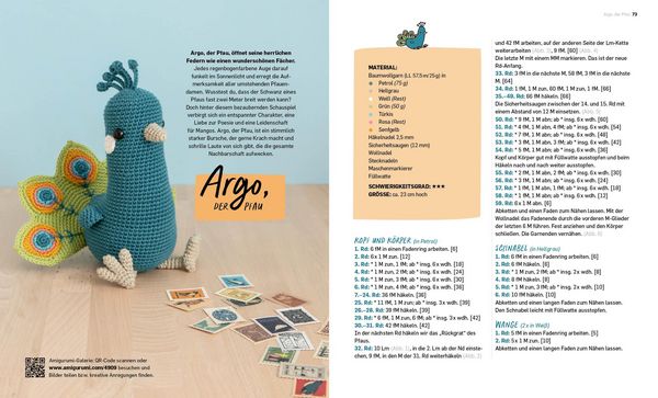 Produktbild: Alle meine Federfreunde: Kunterbunte Amigurumis h&auml;keln | Flamingo, Pfau, Papageientaucher und andere s&uuml;&szlig;e V&ouml;gel
