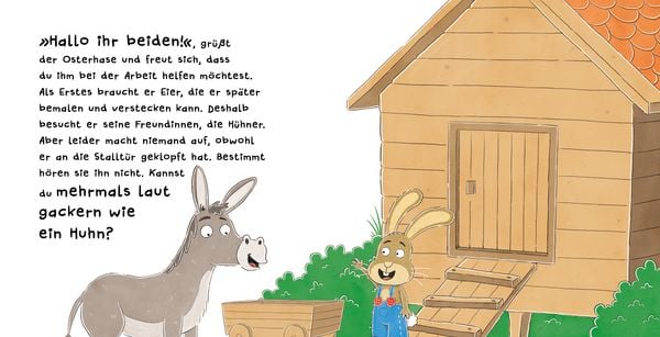 Produktbild: Such den Osterhasen. Ein Oster-Mitmachbuch. Zum Sch&uuml;tteln, Schaukeln, Pusten, Klopfen und sehen, was dann passiert. Von 2 bis 4 Jahren