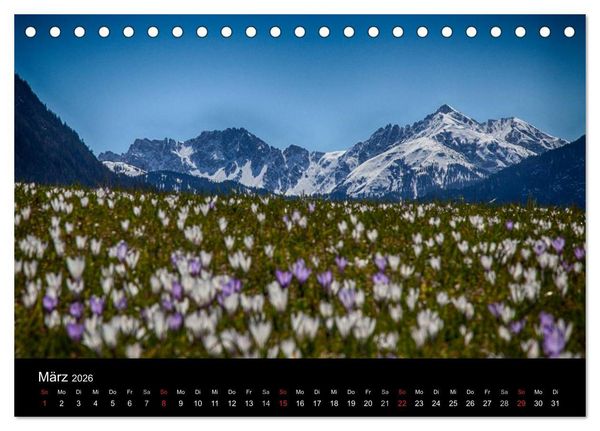 Produktbild: Bergblicke - Karwendel (Tischkalender 2026 DIN A5 quer), CALVENDO Monatskalender