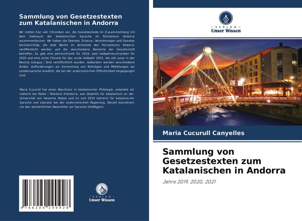 Sammlung von Gesetzestexten zum Katalanischen in Andorra, Taschenbuch von Maria Cucurull Canyelles, Verlag Unser Wissen, 9786204290928