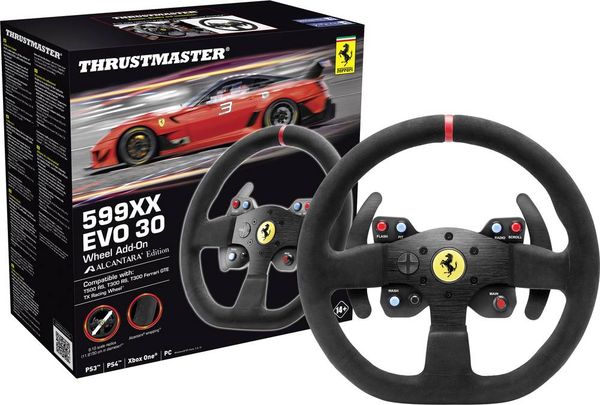 Produktbild: THRUSTMASTER Add-On F599XX EVO 30 Wheel Alcantara Edition f&uuml;r PS3, PS4, XBox One und PC