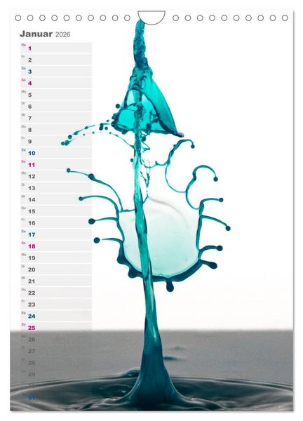 Produktbild: Farbenfreudig (Wandkalender 2026 DIN A4 hoch), CALVENDO Monatskalender