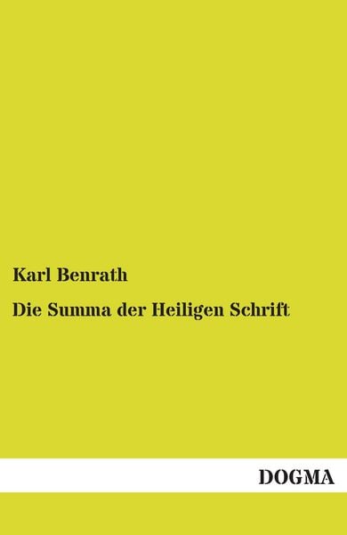 Produktbild: Die Summa der Heiligen Schrift