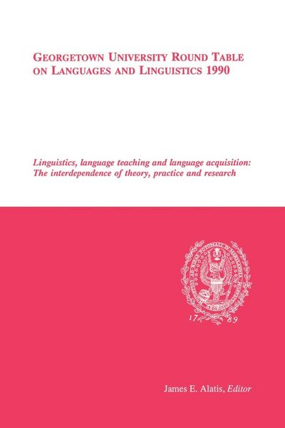 Produktbild: Georgetown University Round Table on Languages and Linguistics (GURT) 1990