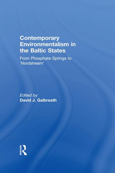 Produktbild: Contemporary Environmentalism in the Baltic States