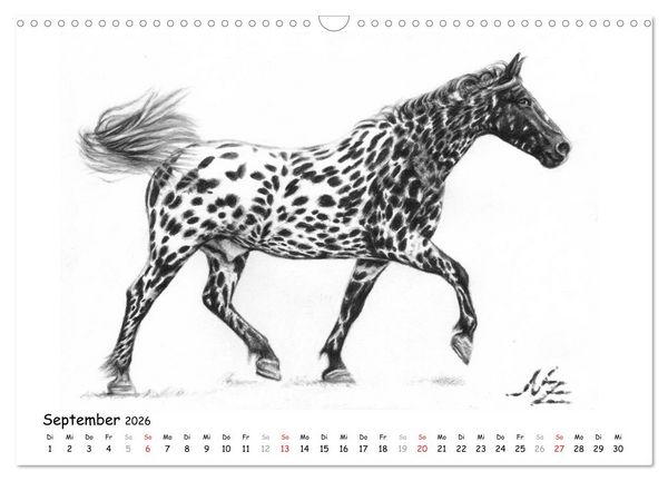 Produktbild: Arts & Horses (Wandkalender 2026 DIN A3 quer), CALVENDO Monatskalender