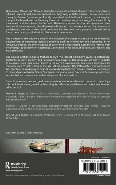 Produktbild: Deterrence, Choice, and Crime, Volume 23
