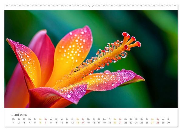 Produktbild: Zauber der Tropfen (hochwertiger Premium Wandkalender 2026 DIN A2 quer), Kunstdruck in Hochglanz