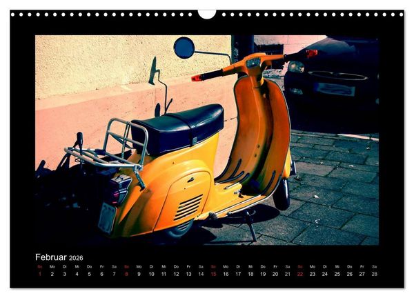 Produktbild: Motorroller (Wandkalender 2026 DIN A3 quer), CALVENDO Monatskalender