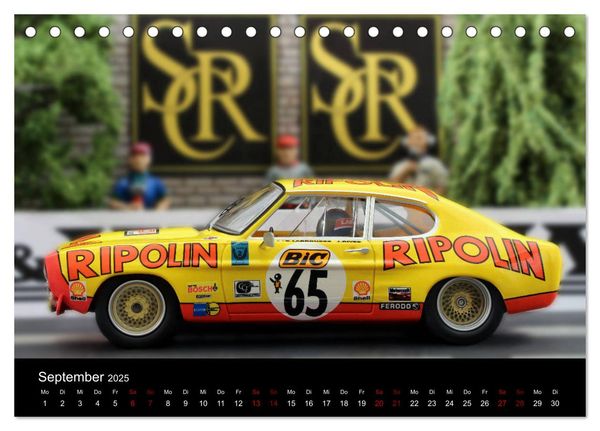 Produktbild: Motorsport in 1/32 (Tischkalender 2025 DIN A5 quer), CALVENDO Monatskalender