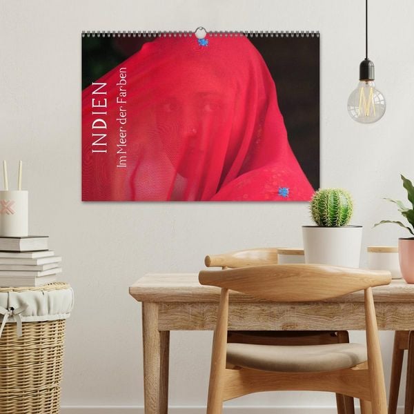 Produktbild: Indien - im Meer der Farben (Wandkalender 2026 DIN A3 quer), CALVENDO Monatskalender