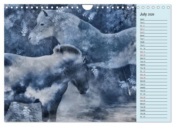 Produktbild: Fractalized creatures (Wall Calendar 2026 DIN A4 landscape), CALVENDO 12 Month Wall Calendar