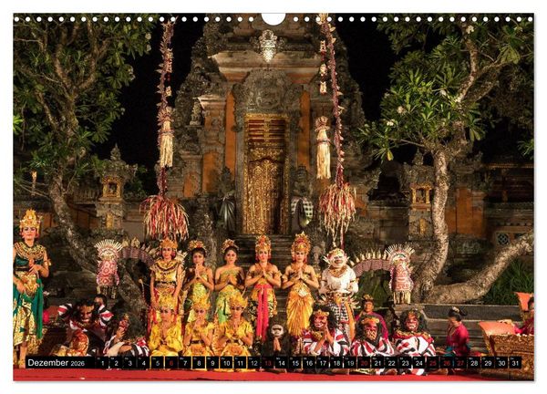 Produktbild: Bali - Indonesien (Wandkalender 2026 DIN A3 quer), CALVENDO Monatskalender