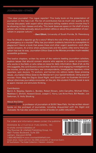 Produktbild: Journalism Ethics Goes to the Movies