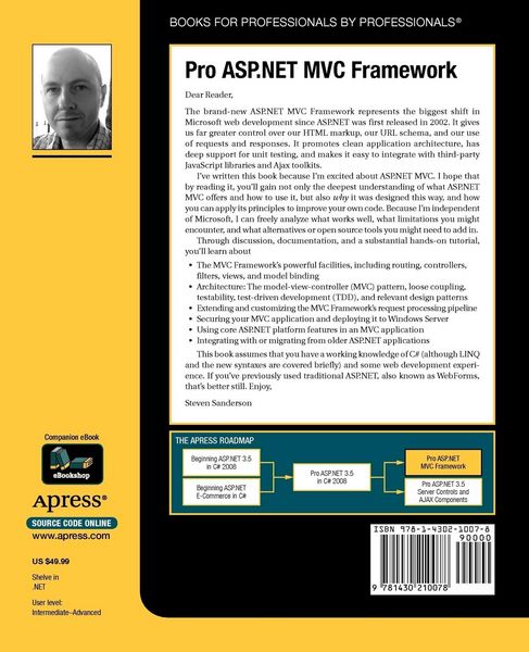 Produktbild: Pro ASP.NET MVC Framework