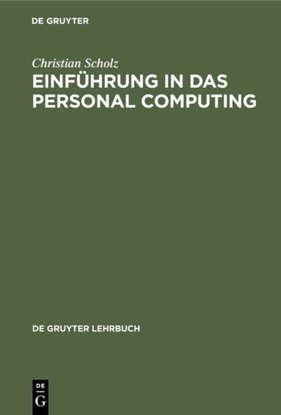 Einführung in das Personal Computing