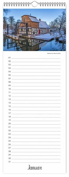Produktbild: Kalender Geburtstagskalender Spreewald