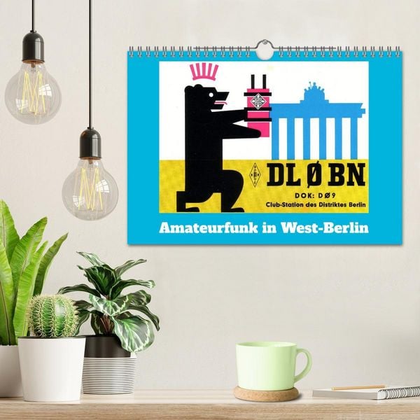 Produktbild: Amateurfunk in West-Berlin (Wandkalender 2026 DIN A4 quer), CALVENDO Monatskalender