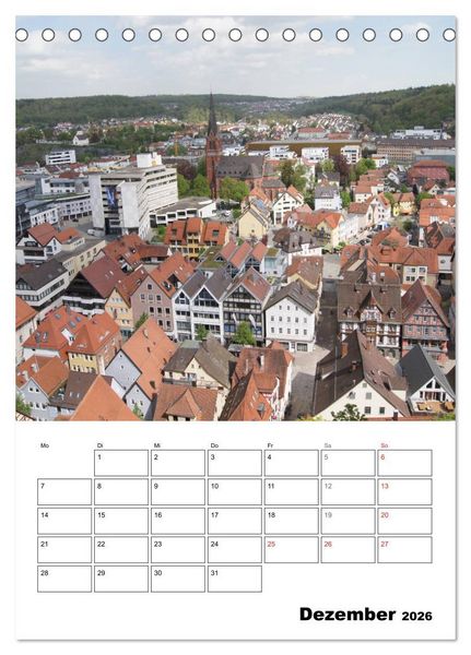 Produktbild: Einzigartiges Heidenheim (Tischkalender 2026 DIN A5 hoch), CALVENDO Monatskalender