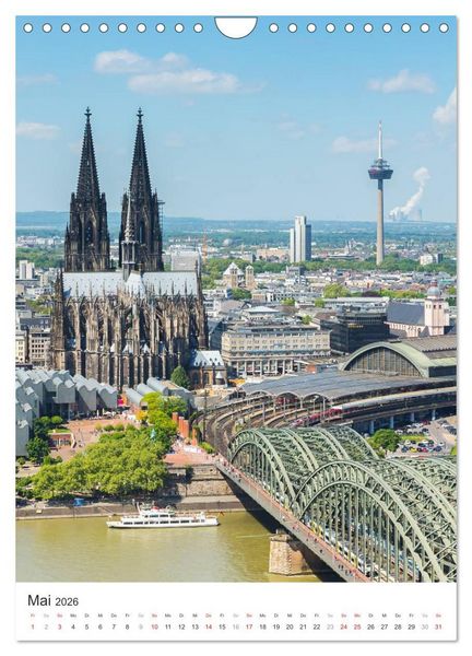 Produktbild: K&ouml;lner Dom - Blickwinkel auf ein Wahrzeichen (Wandkalender 2026 DIN A4 hoch), CALVENDO Monatskalender