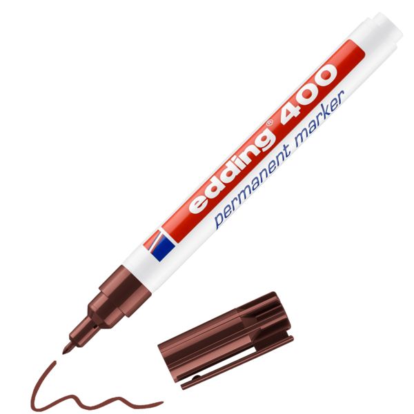 Produktbild: edding 400 Permanentmarker braun