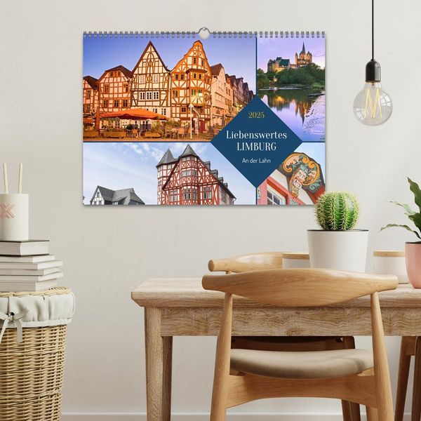 Liebenswertes Limburg (Wandkalender 2025 DIN A3 quer), CALVENDO Monatskalender