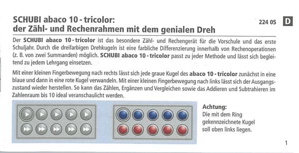 Produktbild: Abaco 10 tricolor