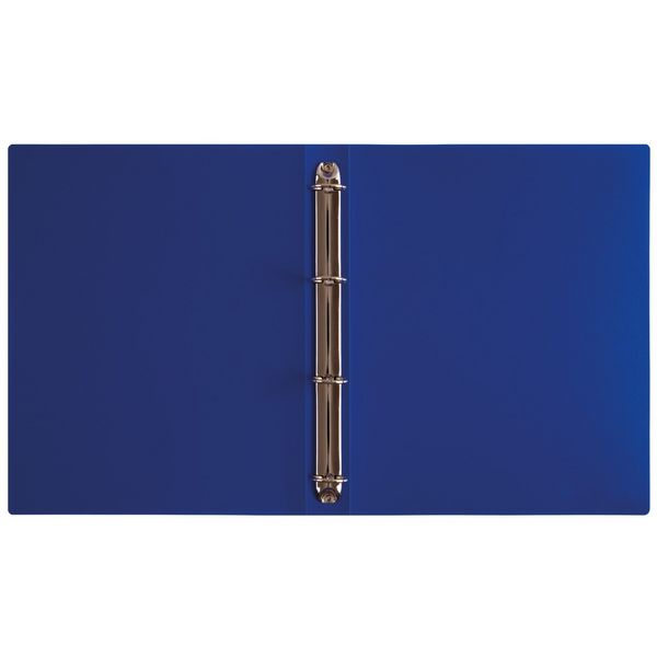 Produktbild: Idena Ringbuch aus Kunststoff 4 Ringe Transluzent blau DIN A4 R&uuml;ckenbreite 3cm