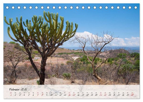 Produktbild: Mexiko - Bunte Vielfalt in Stadt und Land (Tischkalender 2026 DIN A5 quer), CALVENDO Monatskalender