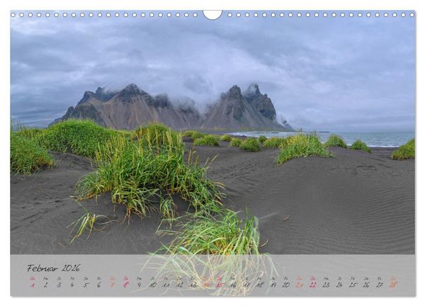 Produktbild: Naturwunder in Island (Wandkalender 2026 DIN A3 quer), CALVENDO Monatskalender