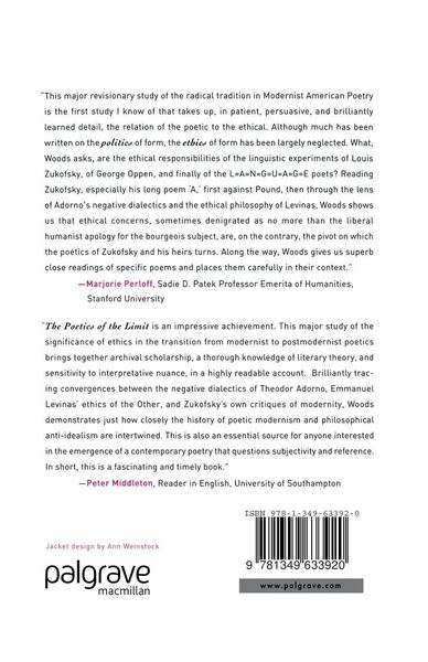 Produktbild: The Poetics of the Limit