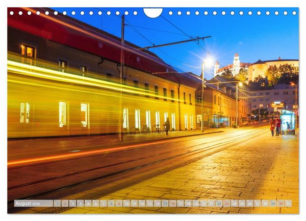 Produktbild: Zauberhaftes Bratislava - Entz&uuml;ckende Hauptstadt der Slowakai an der Donau (Wandkalender 2026 DIN A4 quer), CALVENDO Monatskalender