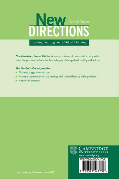 Produktbild: New Directions Teacher's Manual