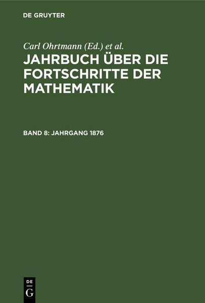 Produktbild: Jahrgang 1876
