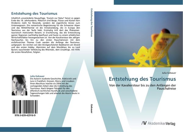 Produktbild: Entstehung des Tourismus