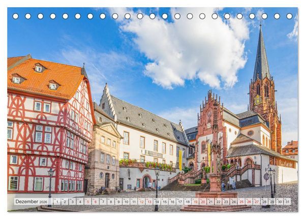 Produktbild: Aschaffenburg Impressionen (Tischkalender 2026 DIN A5 quer), CALVENDO Monatskalender