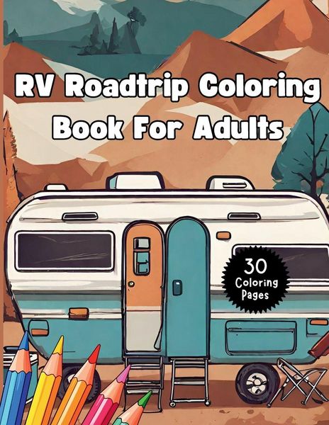 Produktbild: RV Roadtrip Coloring Book for Adults