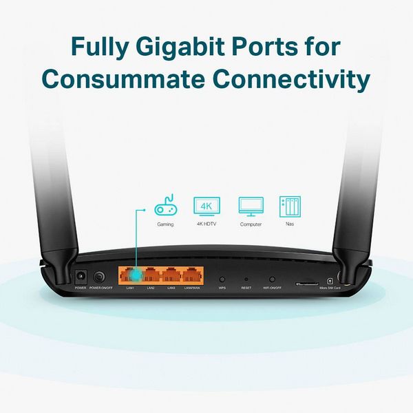 Produktbild: TP-LINK ARCHER MR600 Router Integriertes Modem: LTE 2.4GHz, 5GHz